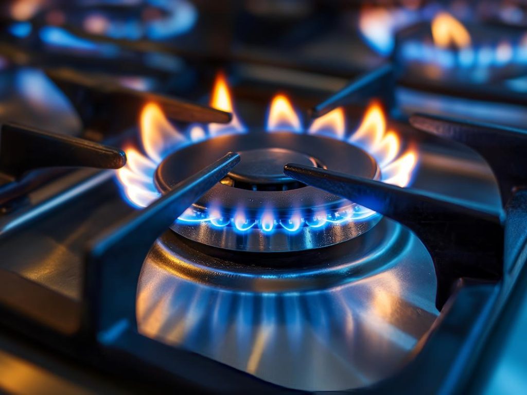 Oven With Gas Burner