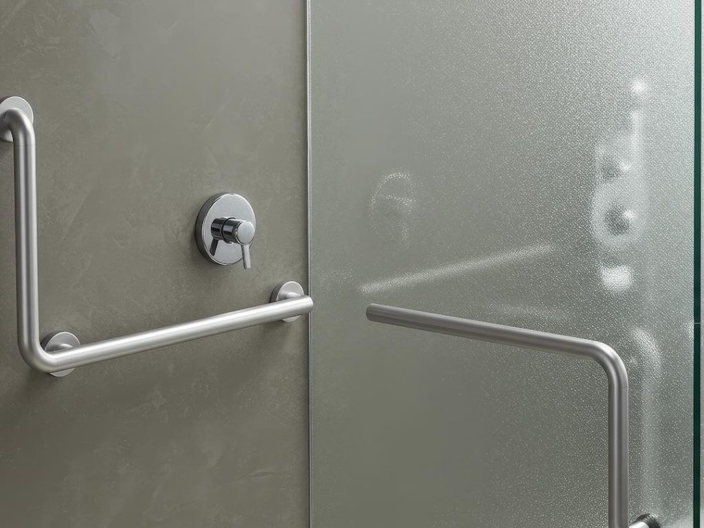 Walk In Shower Hand Rails